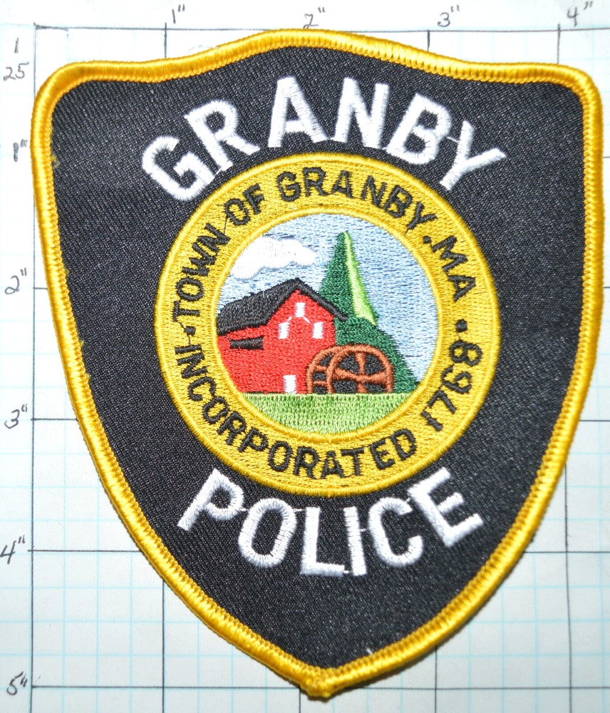 MASSACHUSETTS, GRANBY POLICE DEPT PATCH