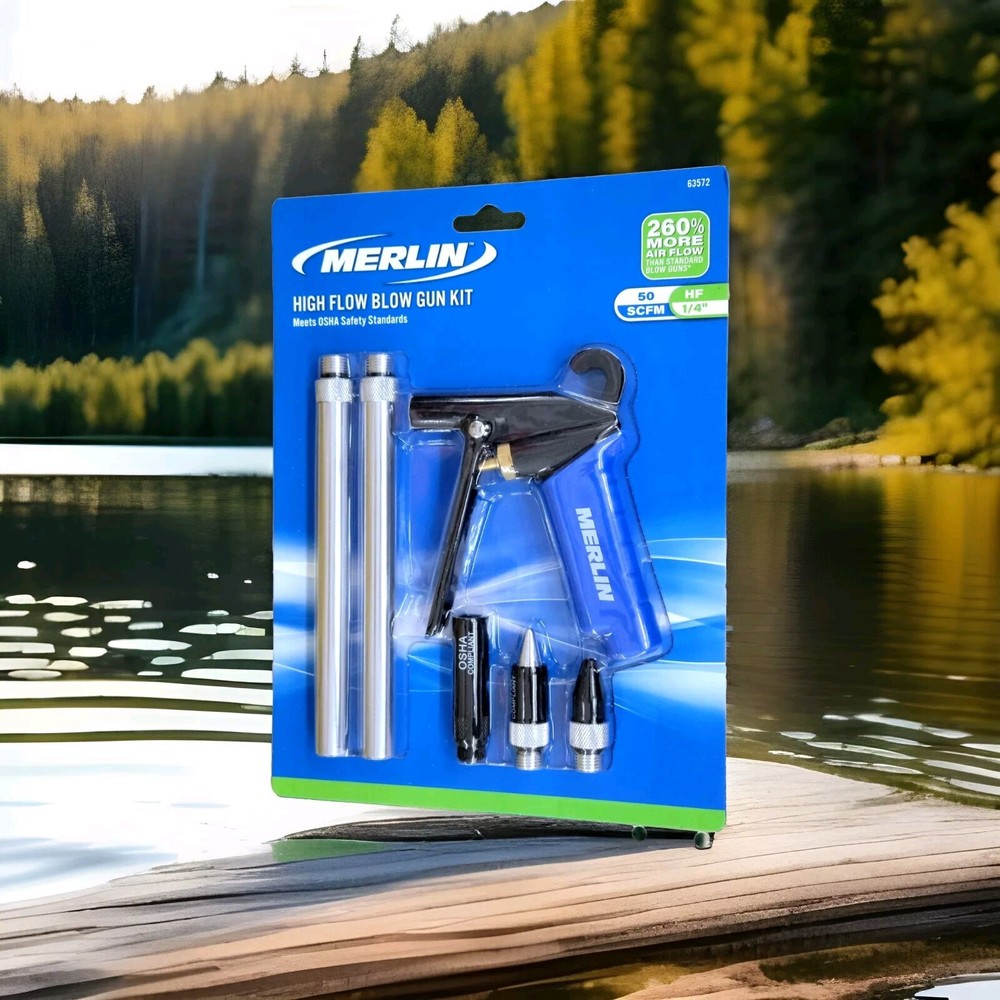 MERLIN High Flow Blow Gun Kit