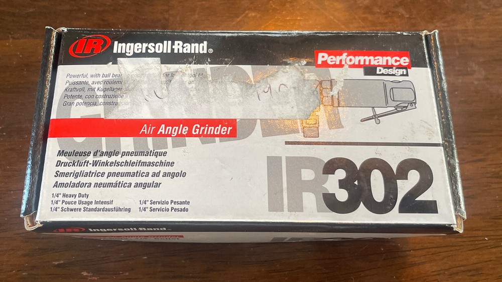 Ingersoll-Rand IR302B 302 302A Air Angle Grinder