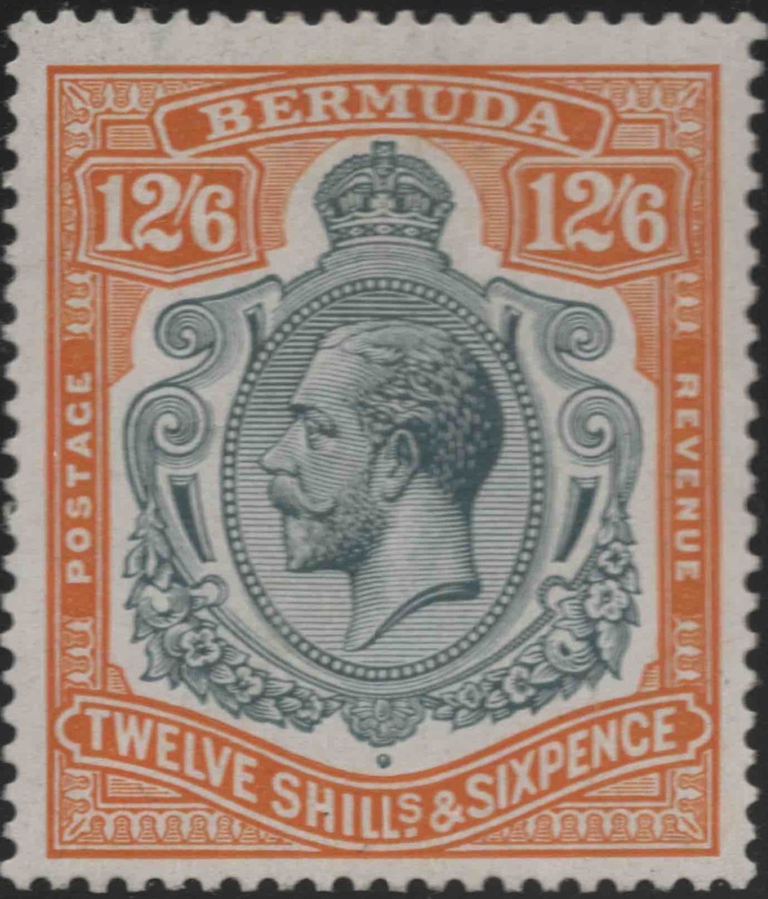 BERMUDA KGV Scott 97   SG93  Lightly Hinged