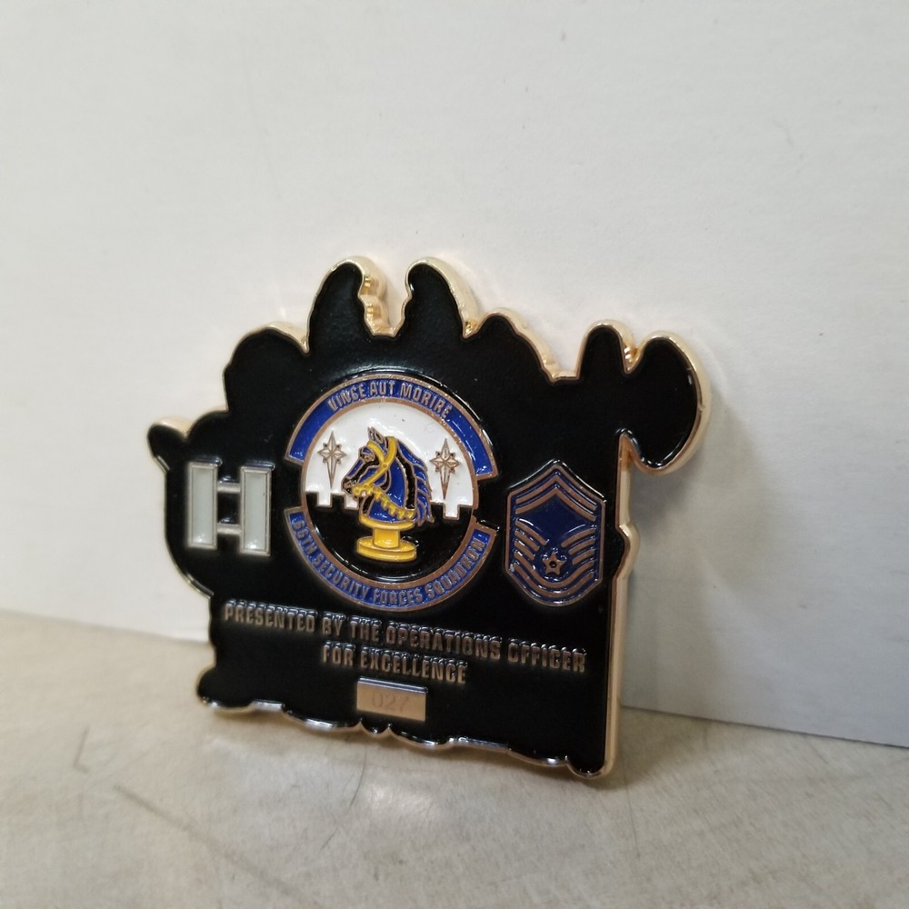 Vince Aut Morire 66th Security Forces Squadron For Excellence Challenge Coin 44