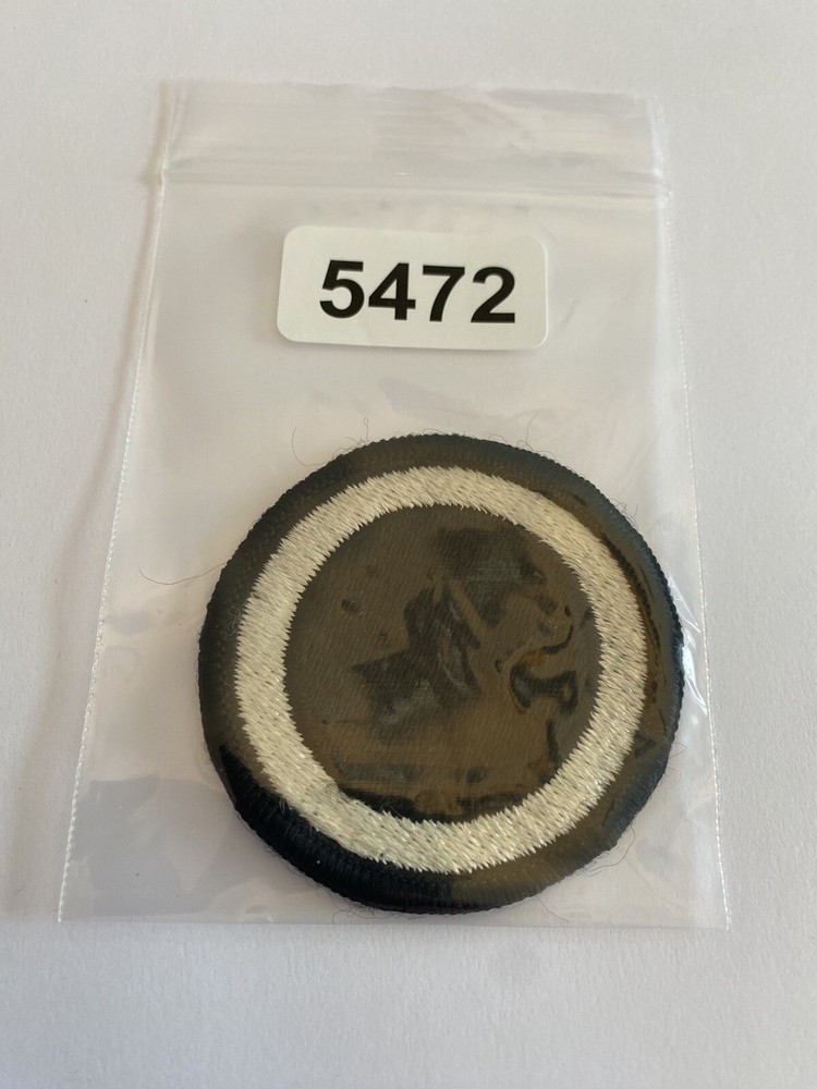 US Army 1st Corps White Black Circle INV5472
