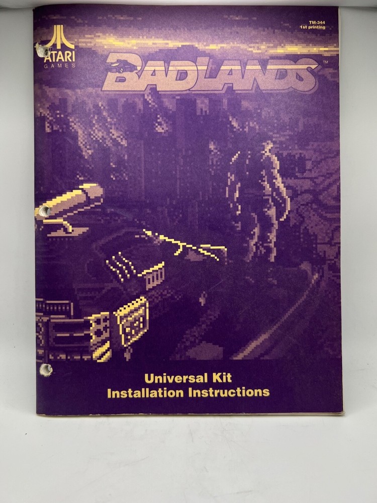 ATARI: Arcade game Manuals Collection from distributors library YOUR CHOICE