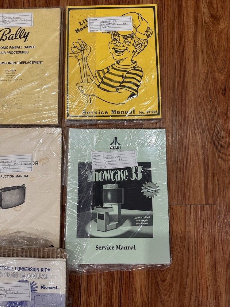 Arcade Machine Manuals