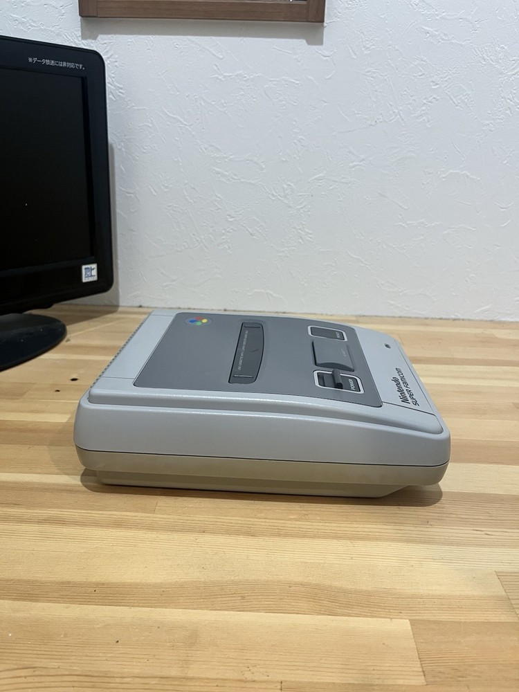 Nintendo Super Famicom Set 2 Controllers Game AC Adapter Tested Working