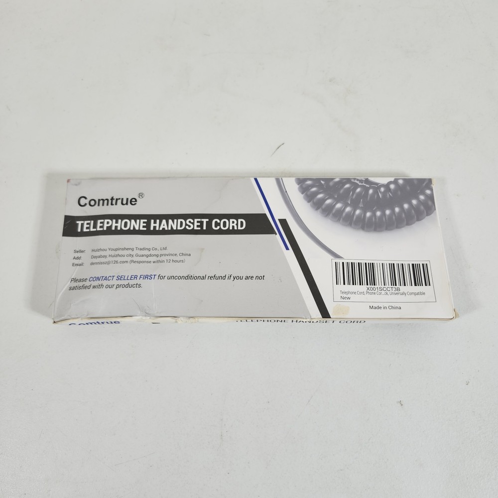 Comtrue Telephone Handset Cord Universally Compatible 2 Pack