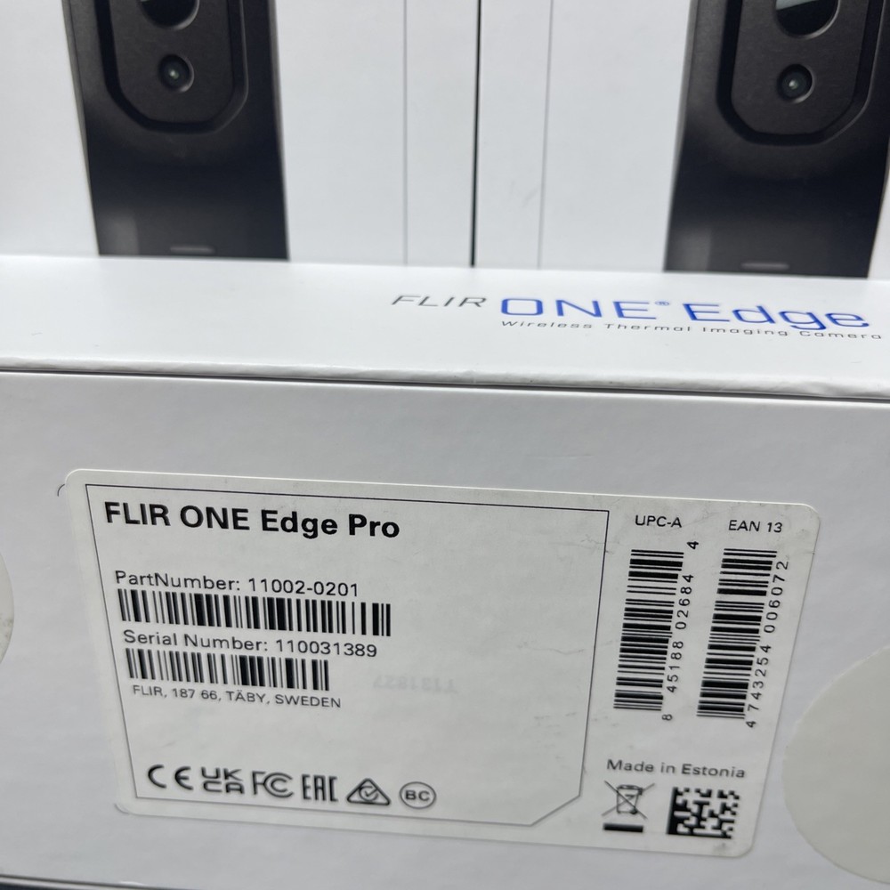 FLIR ONE Edge Pro Wireless Thermal Imaging Camera~Black (110020201).