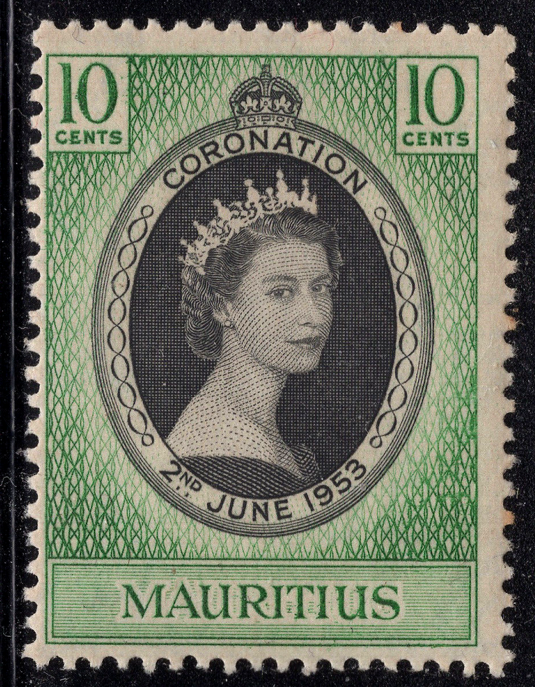 1953 MAURITIUS : CORONATION MNH OG VF
