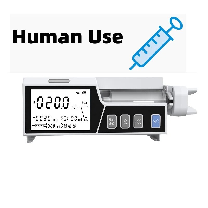 3.5 Inch Stackable Syringe Pump Touch Screen Multiple Working Modes