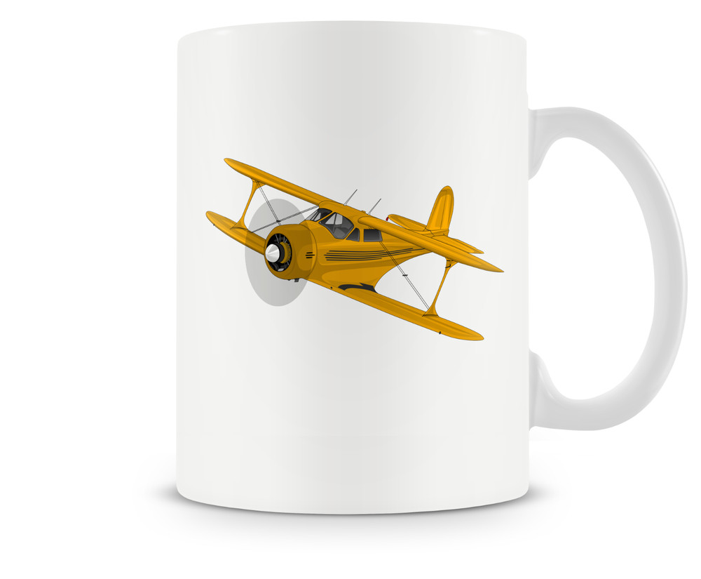 Beechcraft Model 17 Staggerwing Ceramic Coffee Mug - 15oz.