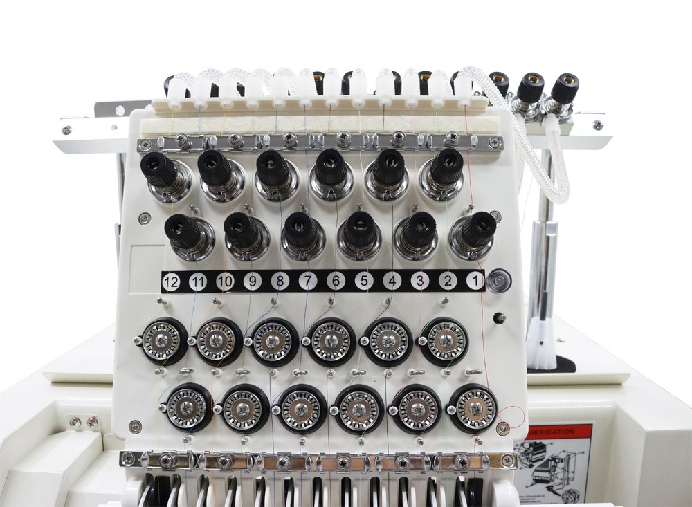 Automatic Computerized Embroidery Machine Single head 12 needles 110V-220V 300W