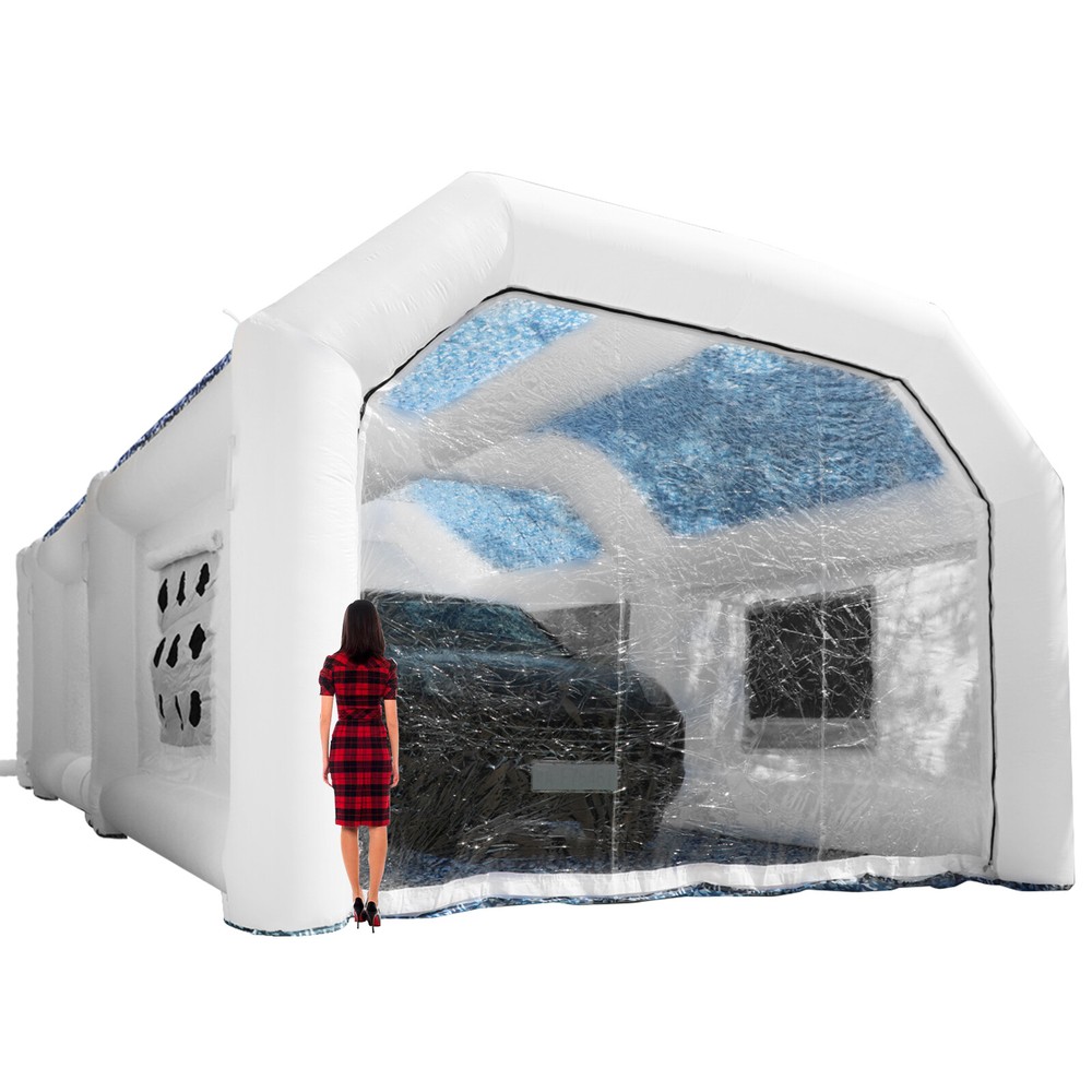 𝟐𝟖𝐱𝟏𝟓𝐱𝟏𝟎𝐅𝐭 Portable Inflatable Paint Booth Inflatable Spray Booth Car