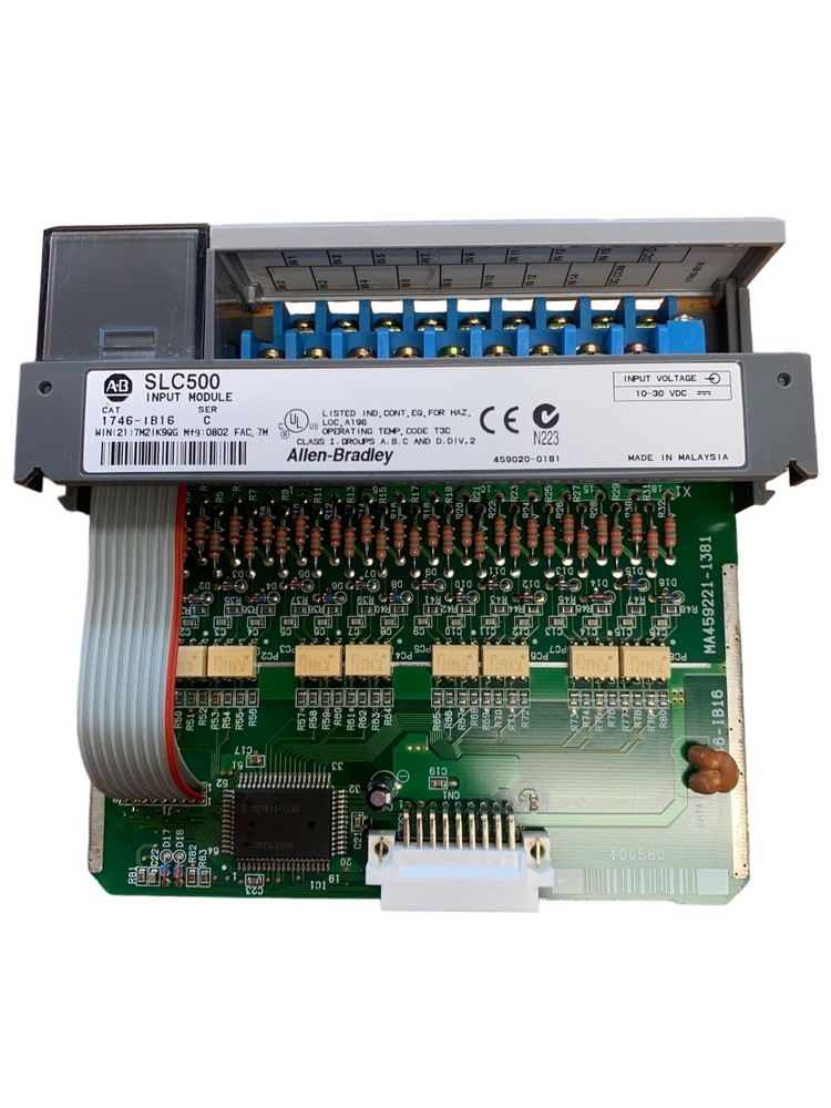 Allen Bradley 1746-IB16 SLC 500 Input Module SER C