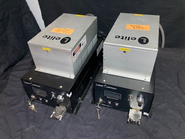 Laser Quantum Elite 532 5 Watt Head / IDO-70 PSU Complete Working Lasers!