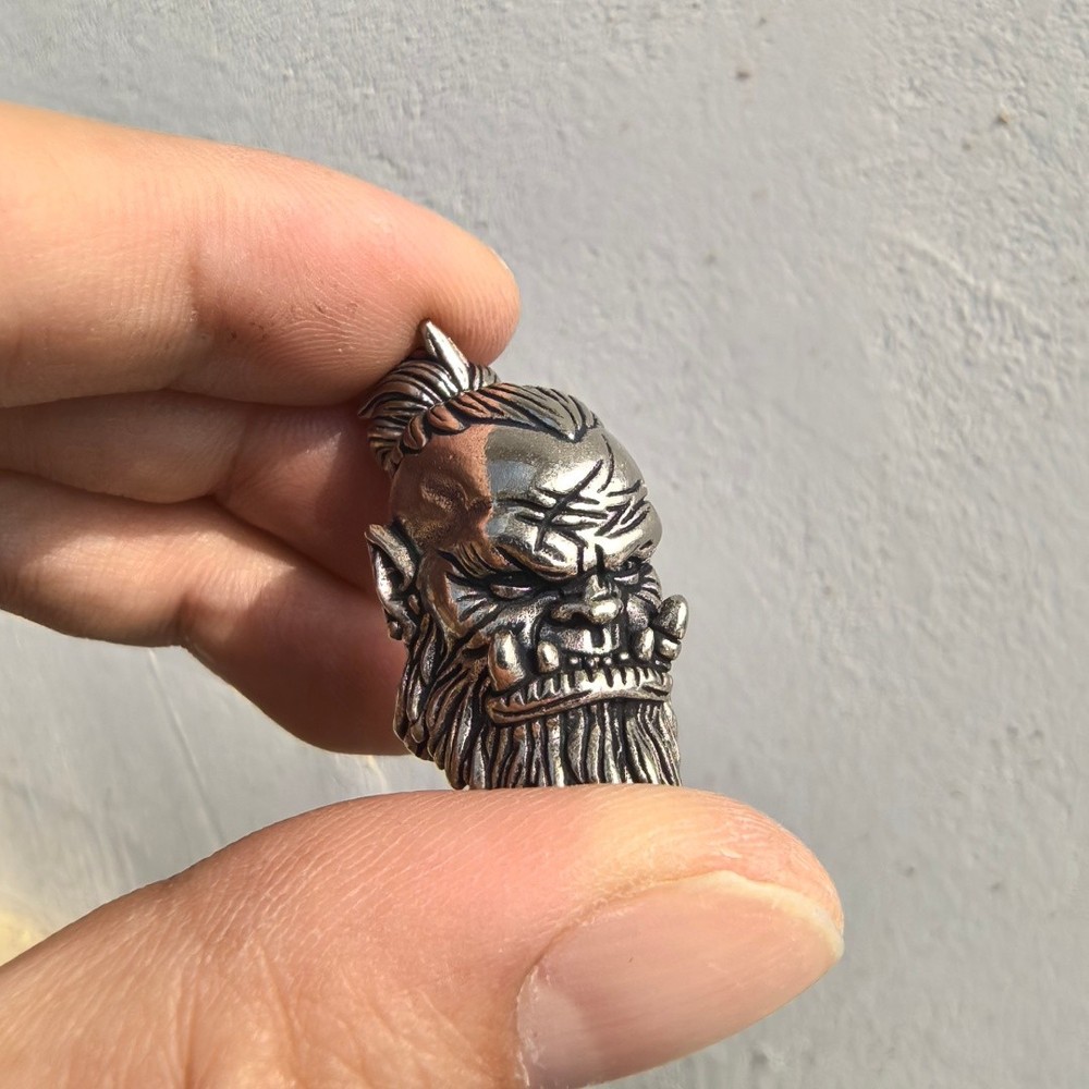 3D Pendant Cupronickel Knife Charm EDC Modification Accessory