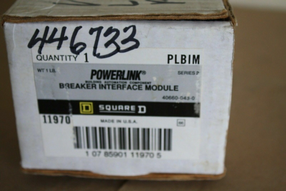 SQUARE D PLBIM BREAKER INTERFACE MODULE POWERLINK