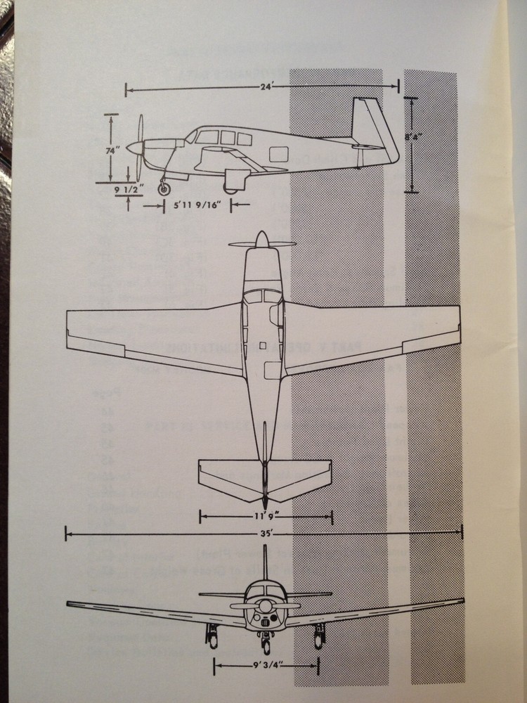 1967 Mooney Executive 21, M20F Owner's Manual