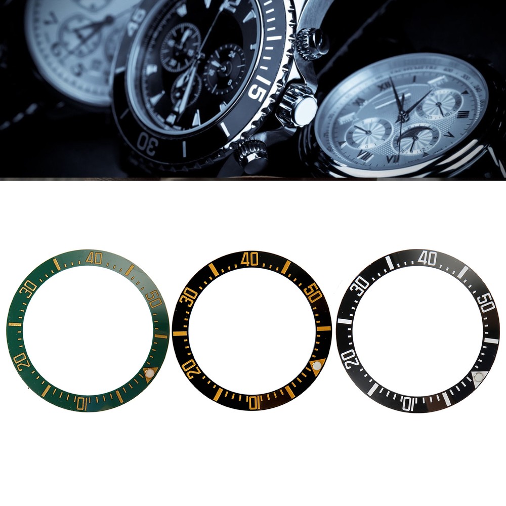 Watch Bezel Insert 40mm Ceramic Watch Bezel Ring Repair Replacement Accessory