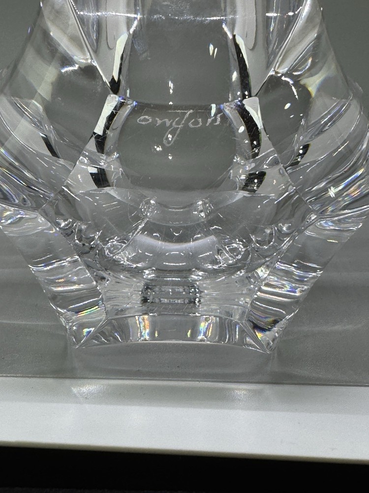 Vintage Orrefors Crystal Bowl Signed