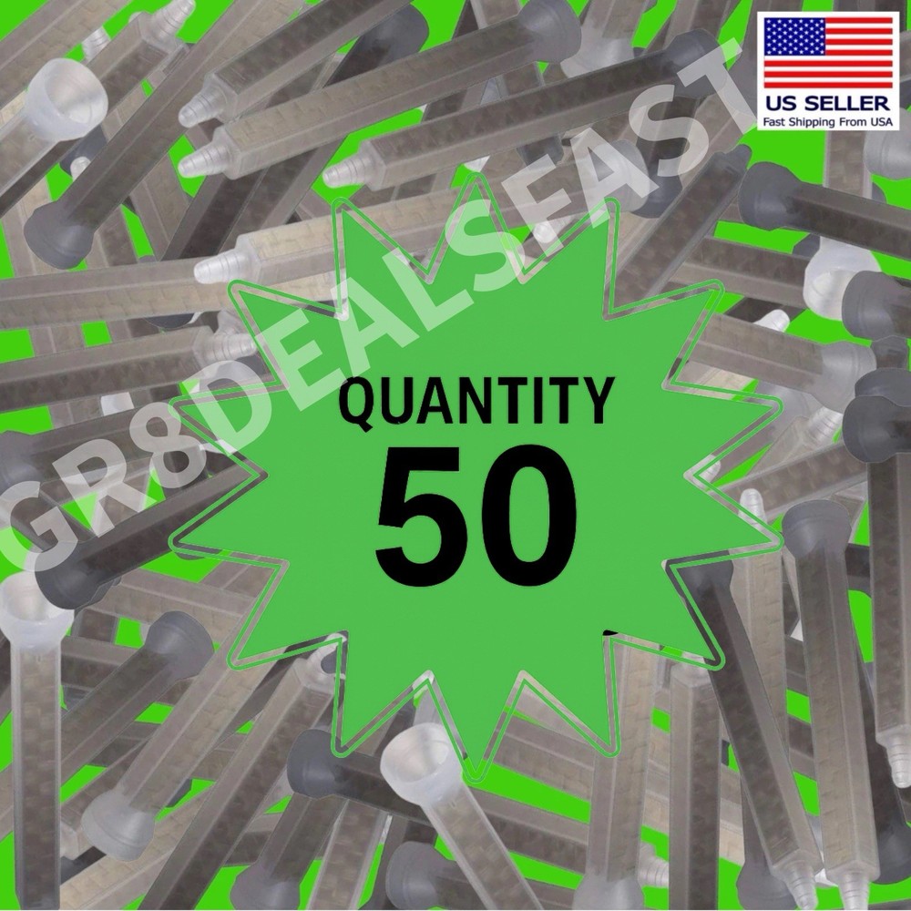3M Style 200ML 8193 8194 Static Mixing Nozzle Epoxy Adhesive Generic - 50 pack