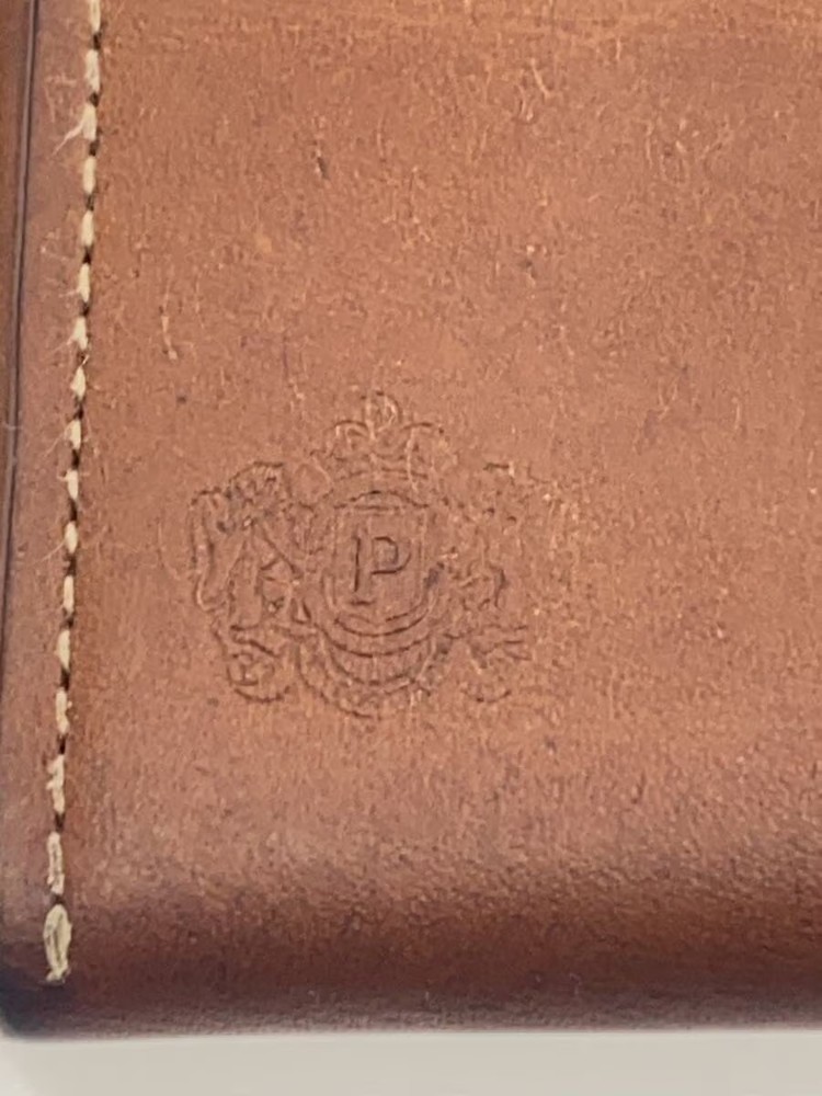 PORTER Long Wallet Leather BRW Plain Men's