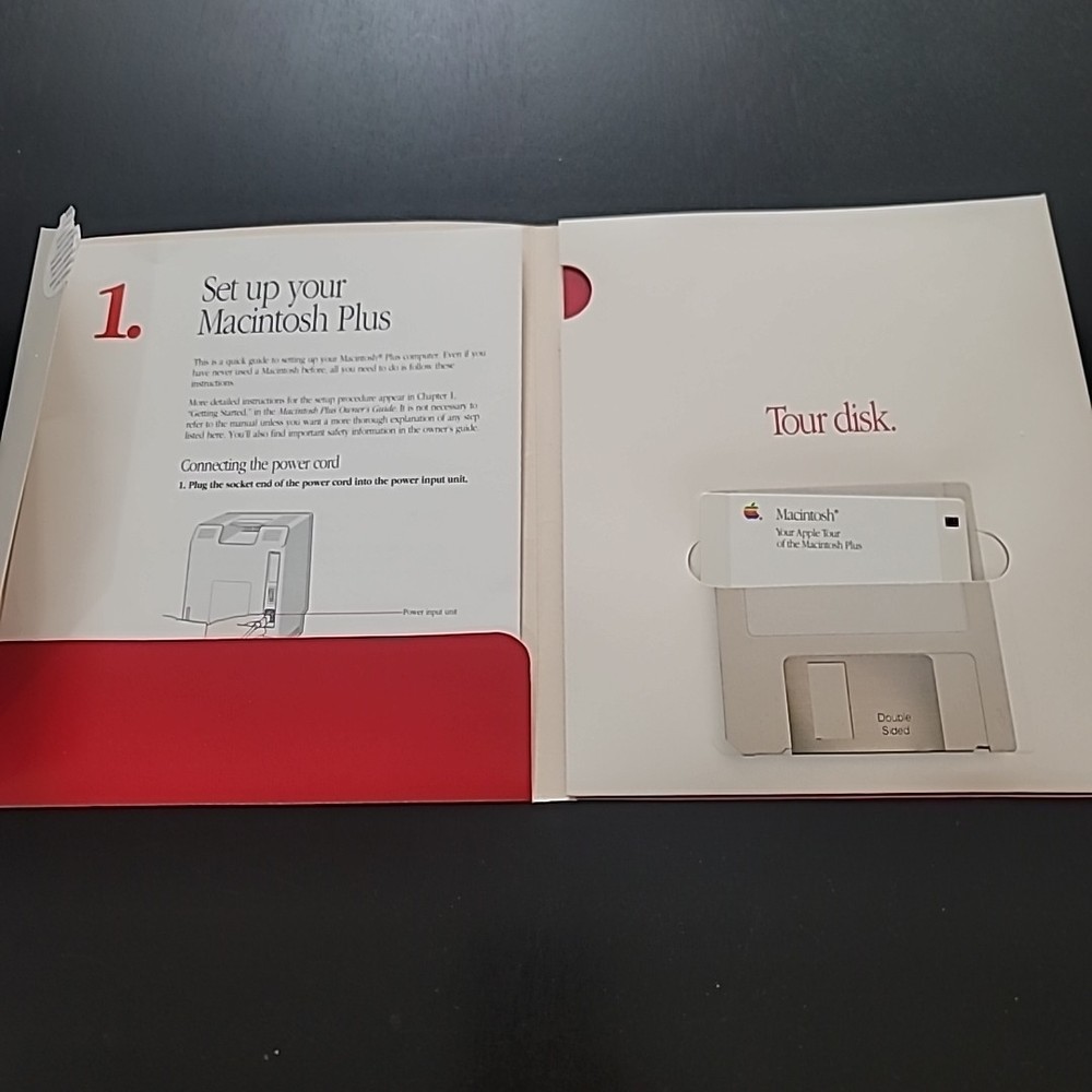 Macintosh SE Apple Tour Disk Set System Printing Tools Utilities 1 2 - ALL MINT