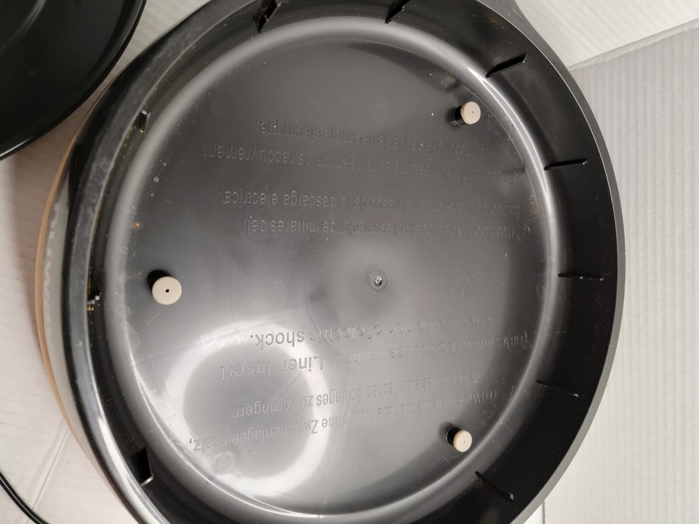 Nuwave Pro Infrared Oven Replacement Base Tray Drip Pan & Tray Black Model 20601