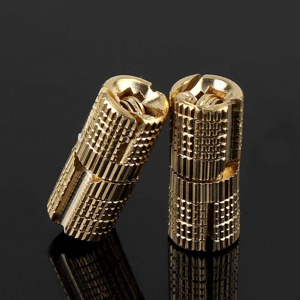 4Pcs/Pack 8mm Barrel Hinge, Box Hinges,Hidden Brass Barrel Hinges Concealed B...