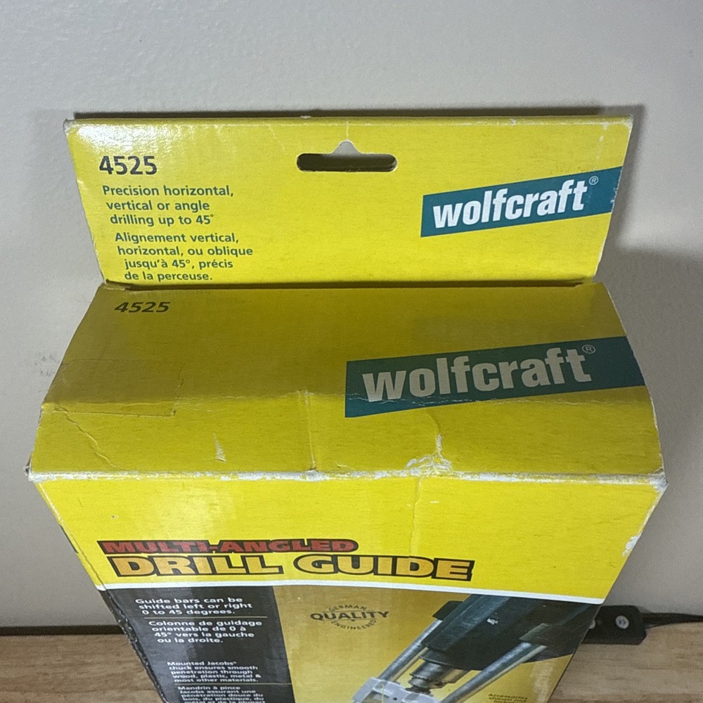 Wolfcraft 4525 Multi-Angled Drill Guide Up To 45 Degrees