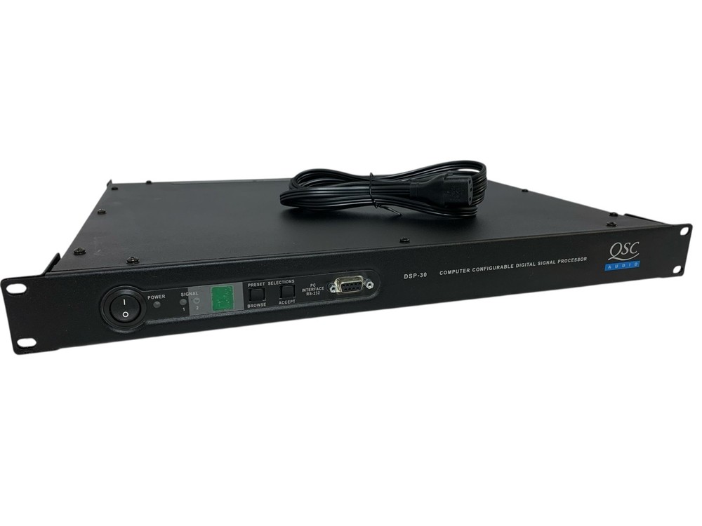 QSC DSP-30 Audio Computer Configurable Digital Signal Processor