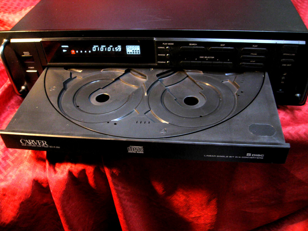 Carver SD/A350 Rack Mount CD Player Tested & Working w/ Remote Control
