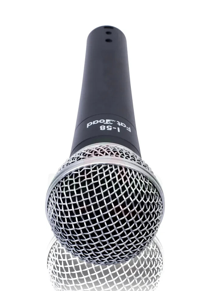 FAT TOAD Vocal Handheld Microphone & Clip | Cardioid Dynamic, Wired