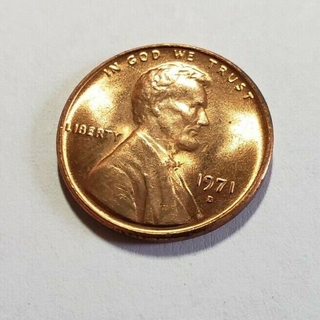 1971 D Lincoln Cent BU