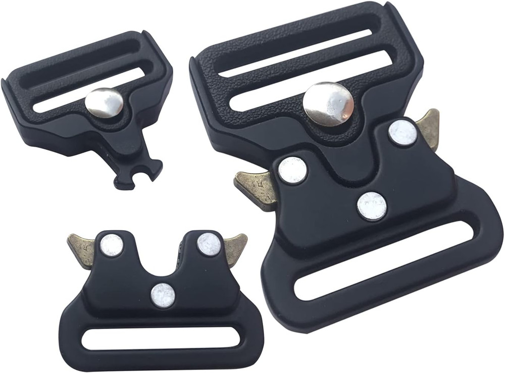 Metal Tactical Belt 1In 2 Pack Quick Release Buckle Replacement