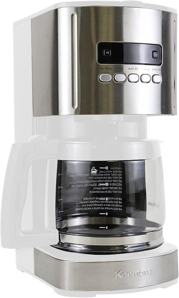 Kenmore Aroma Control Programmable 12-cup Coffee Maker, white