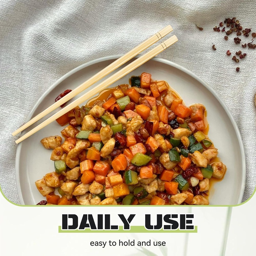 Reusable Chopsticks Set Simple Minimalistic Design Multiple Size Options