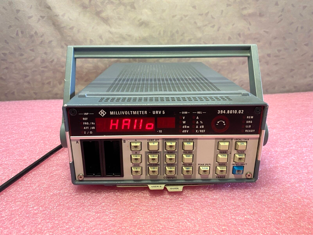 Rohde & Schwarz URV5 MILLIVOLMETER