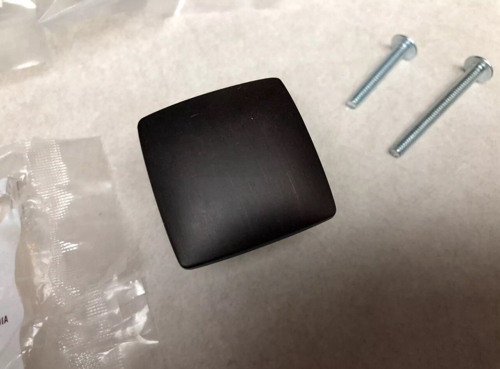 ALLEN + ROTH BRONZE Square CABINET Pull Knobs New Item #0875912