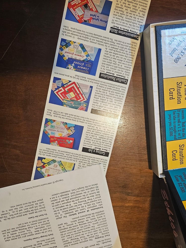 Vintage Ethics on the Job board game