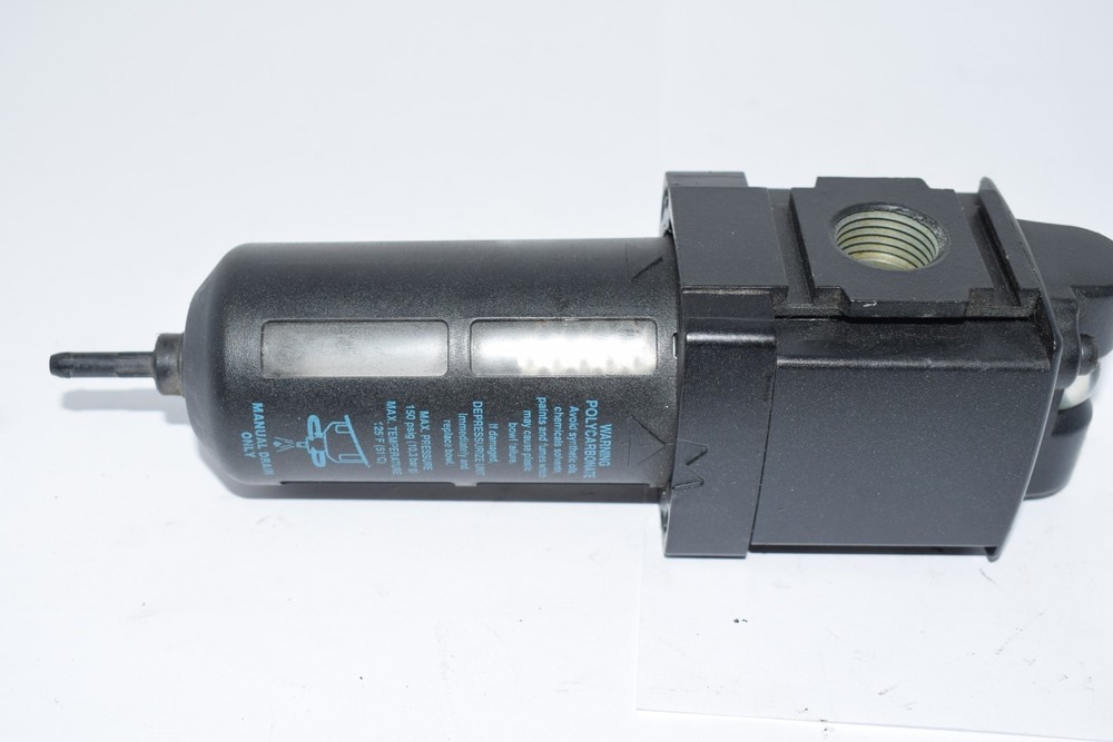 Polycarbonate Filter 150 PSI Manual Drain