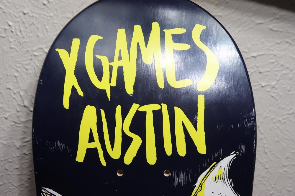 2014 X-Games Austin Skateboard Deck 8" Flying Armadillo
