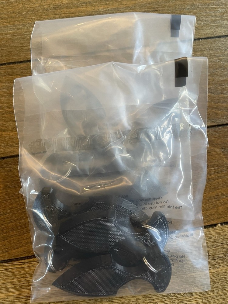 Heart Key Chain Black