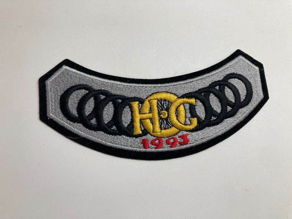 Harley Davidson Owners Group HOG 1993 embroidered Rocker Patch