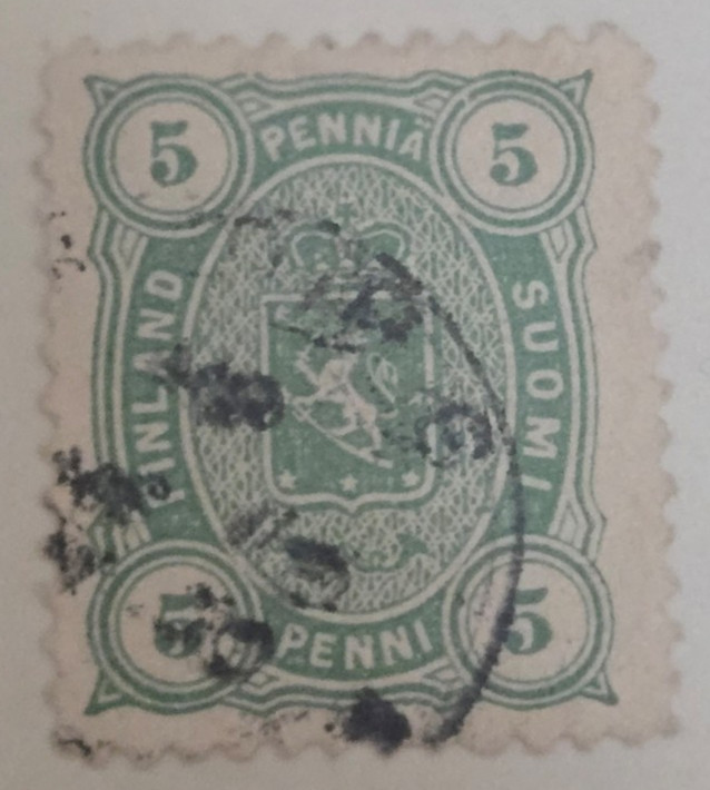 Stamp Finland 1885 #31 used