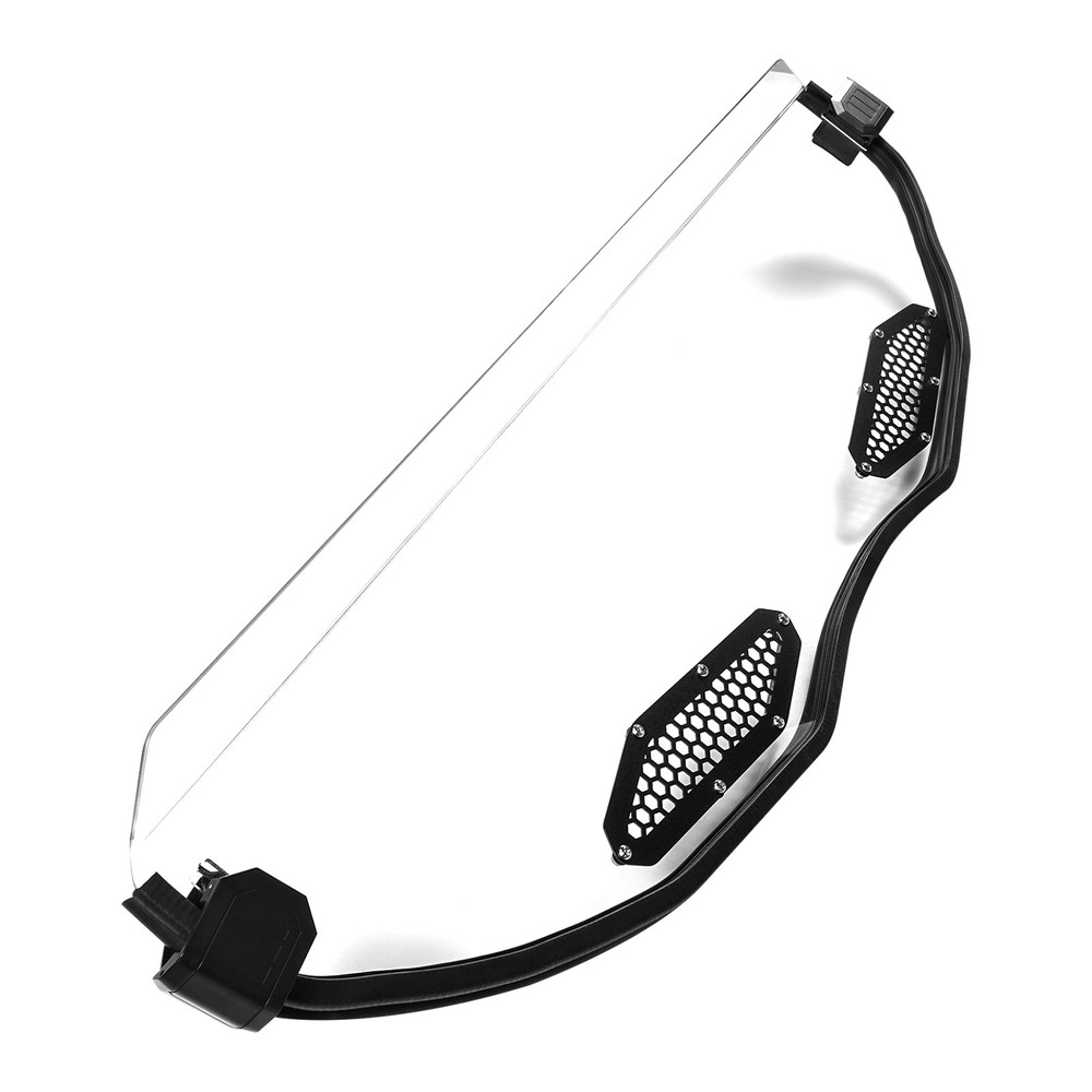 NICECNC Half Front Windshield Windscreen UTV For Can-Am Maverick X3 RR R 2017-24