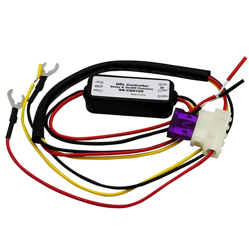 Car Daytime Running Lights Controller Module DRL Automatic Switch On/Off Relay
