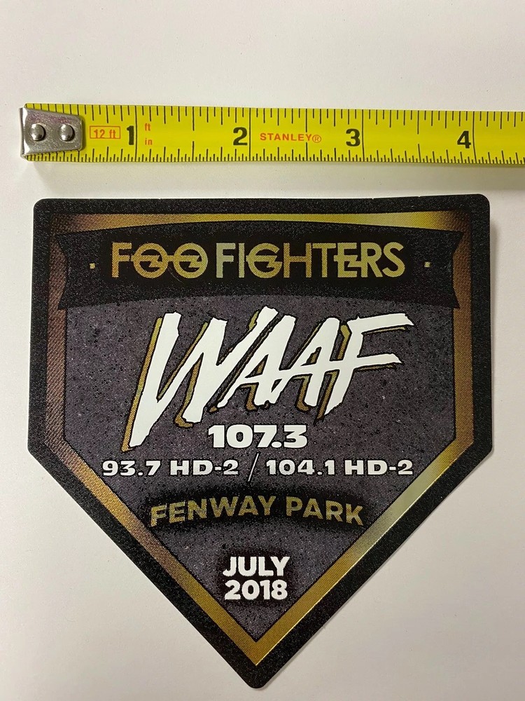 Foo Fighters WAAF Sticker Rare Promo