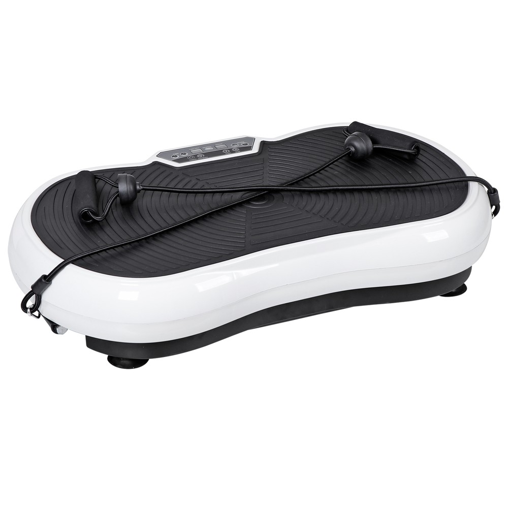 Vibration Plate Exercise Machine Full-Body Workout Vibrating Platform White