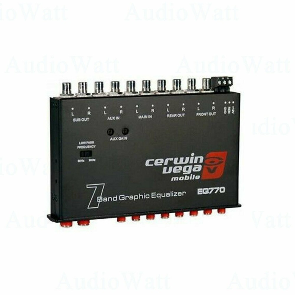 CERWIN VEGA EQ-770 7-Band Parametric E with Auxiliary Input