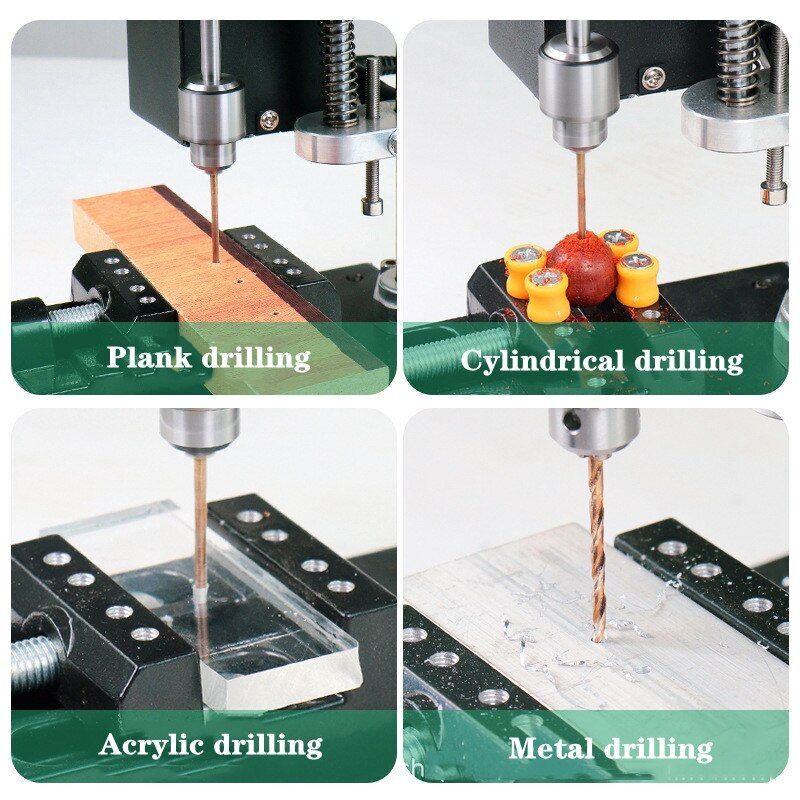Small Bench Drill Desktop Portable Stand Desktop Precision Drilling Machine Tool